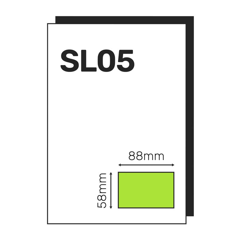 Single Integrated Label SL05 – 1000 Sheets