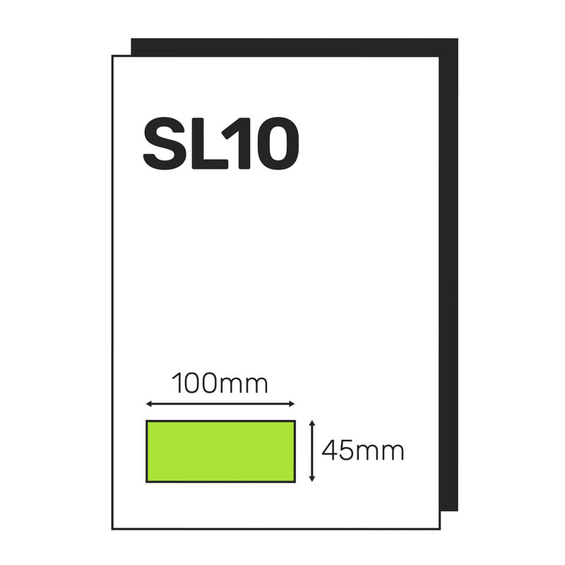 Single Integrated Label SL10 – 250 or 1000 Sheets