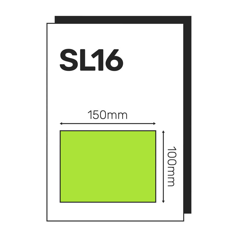 Single Integrated Label SL16 – 250 or 1000 Sheet Packs